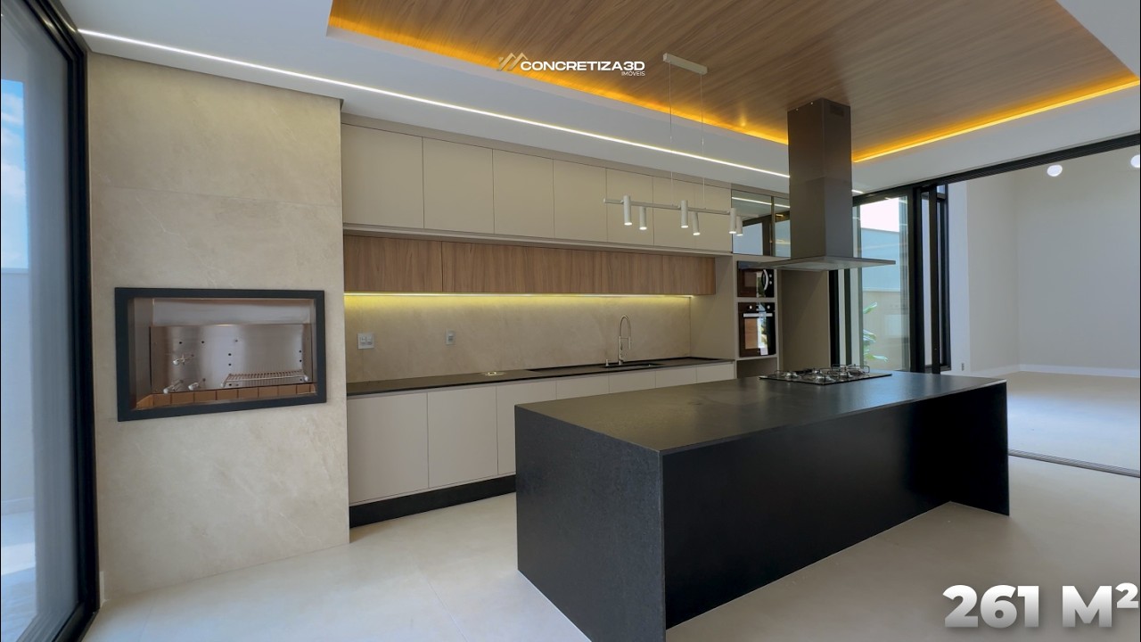 CASA DE ALTO PADR&Atilde;O COM PISCINA E &Aacute;REA GOURMET ESPETACULAR | 4 SU&Iacute;TES NO HELV&Eacute;TIA PARK II