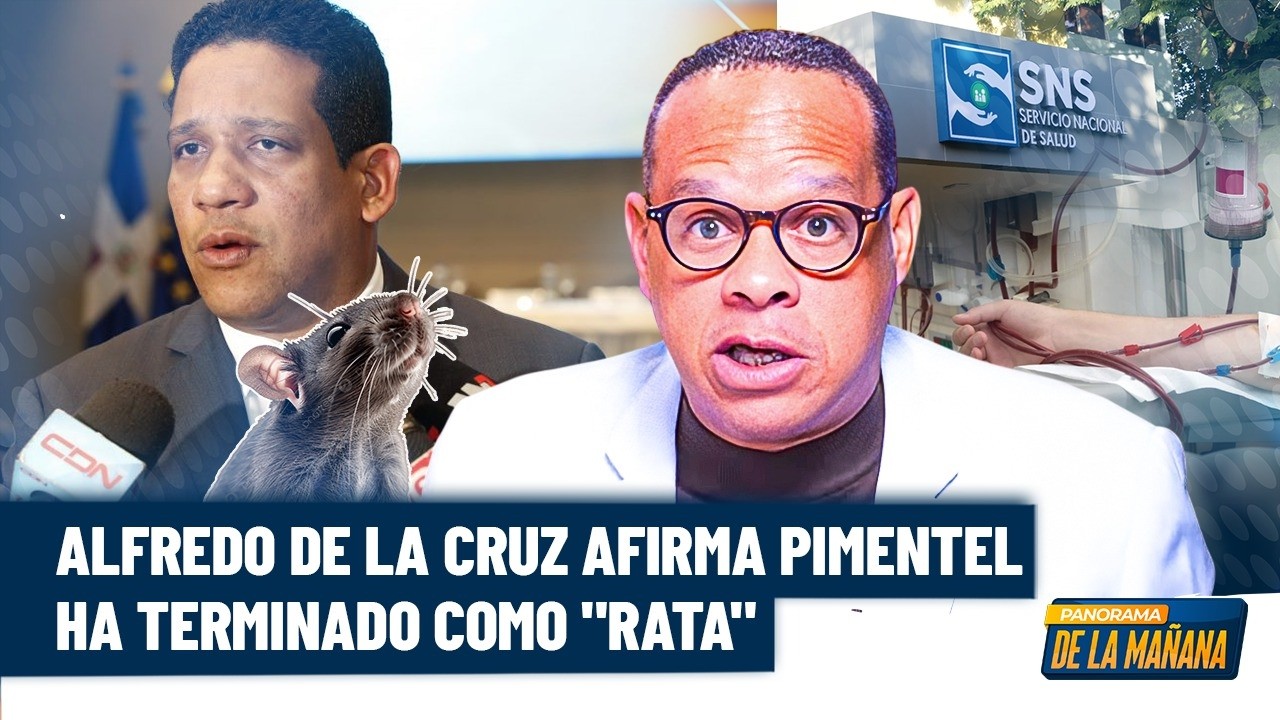 Alfredo de la Cruz llega a la cabina y responde a Carlos Pimentel