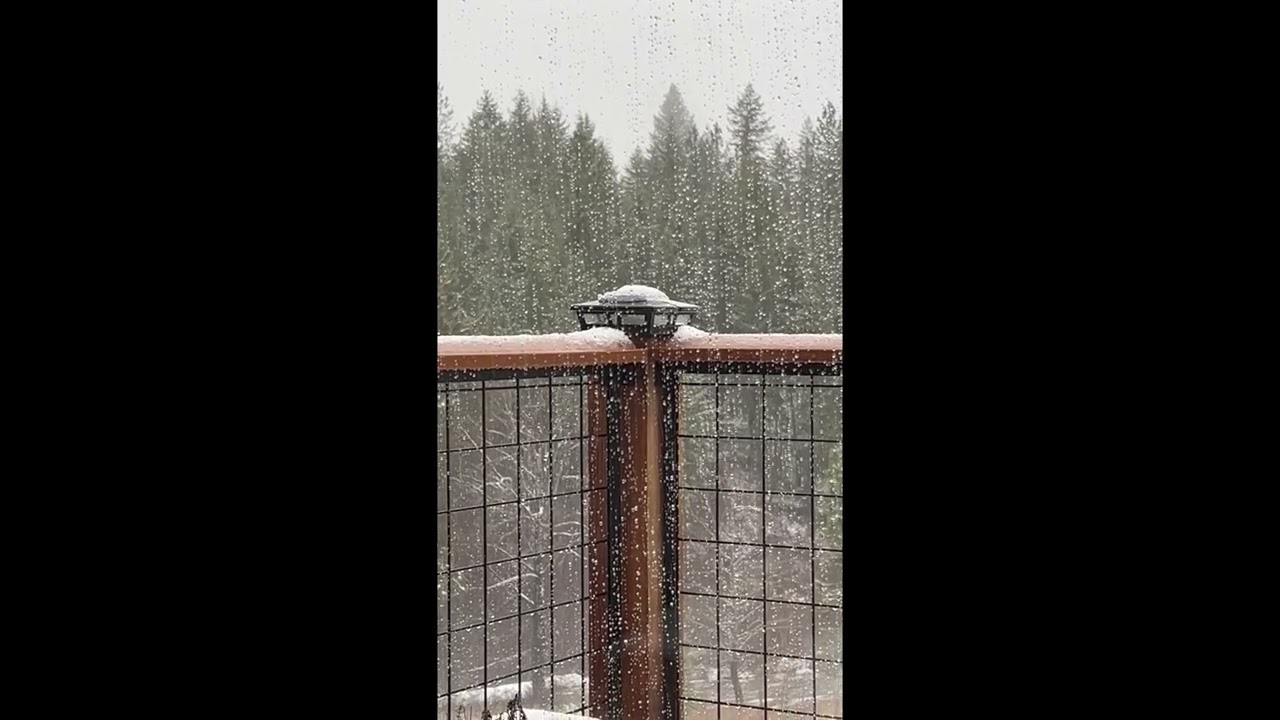 From My Cozy Mountain Cabin 🌧️ Heavy Rain in 4K | 34 Minutes of Total Relaxation