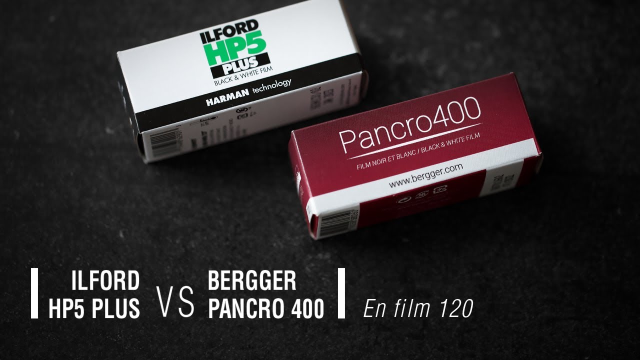 ILFORD HP5+ VS BERGGER PANCRO 400, en film 120