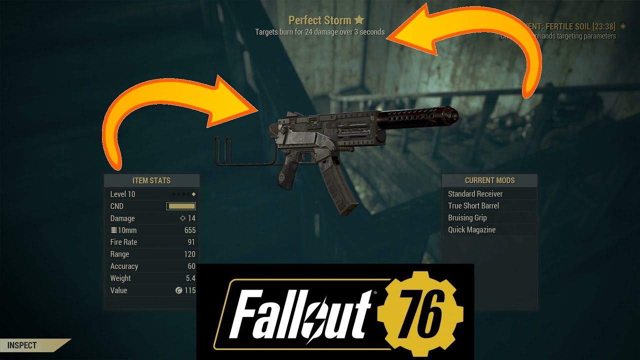 Como conseguir el arma legendaria Tormenta Perfecta!! (Fallout 76)