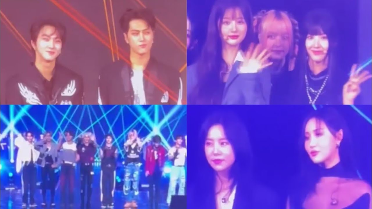 230408 Enhypen Mamamoo Straykids & more - Opening at Music Bank in Paris