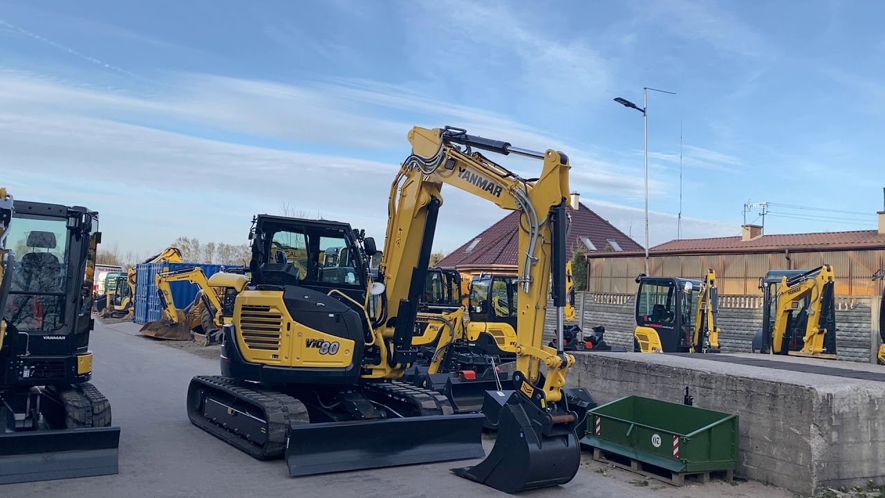 Yanmar sv100 oraz Vio80 i B7Sigma por&oacute;wnanie