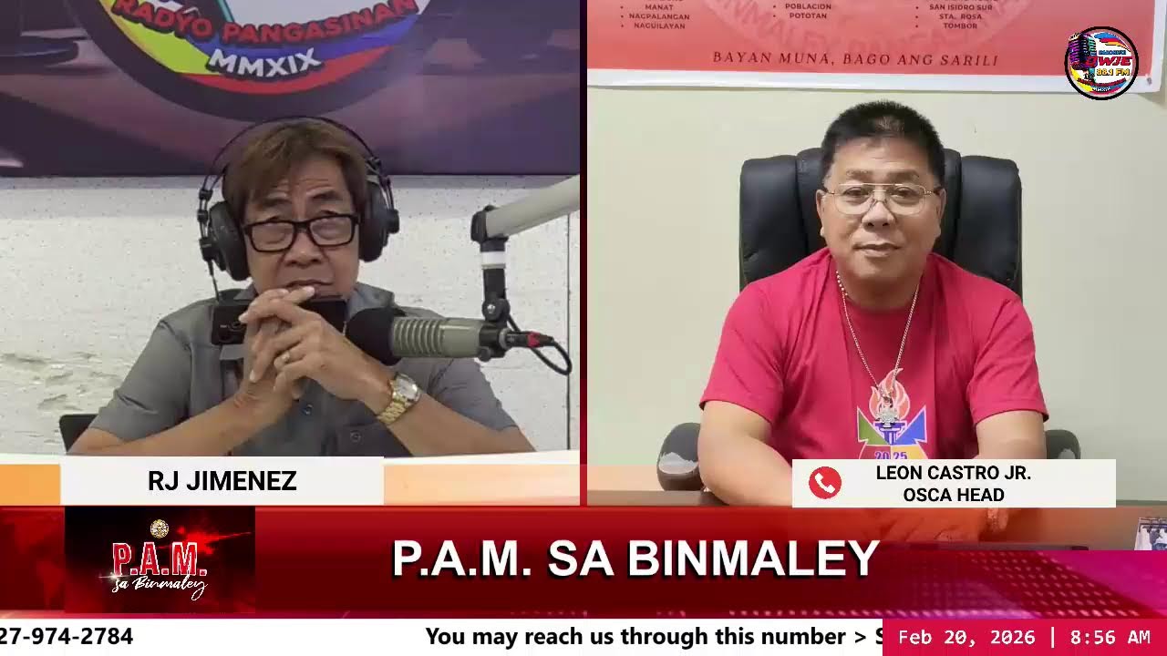 P.A.M SA BINMALEY  FRIDAY, February 20, 2026