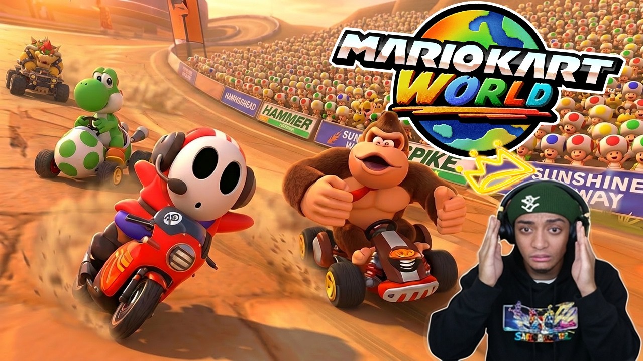 DONKEY KONG DRIFT KING?! (Mario Kart World)