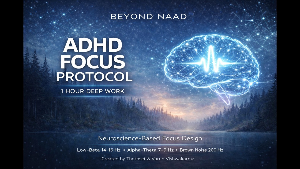 ADHD Focus Music – 1 Hour Deep Work Protocol | Neuroclarity Study & Concentration Album
