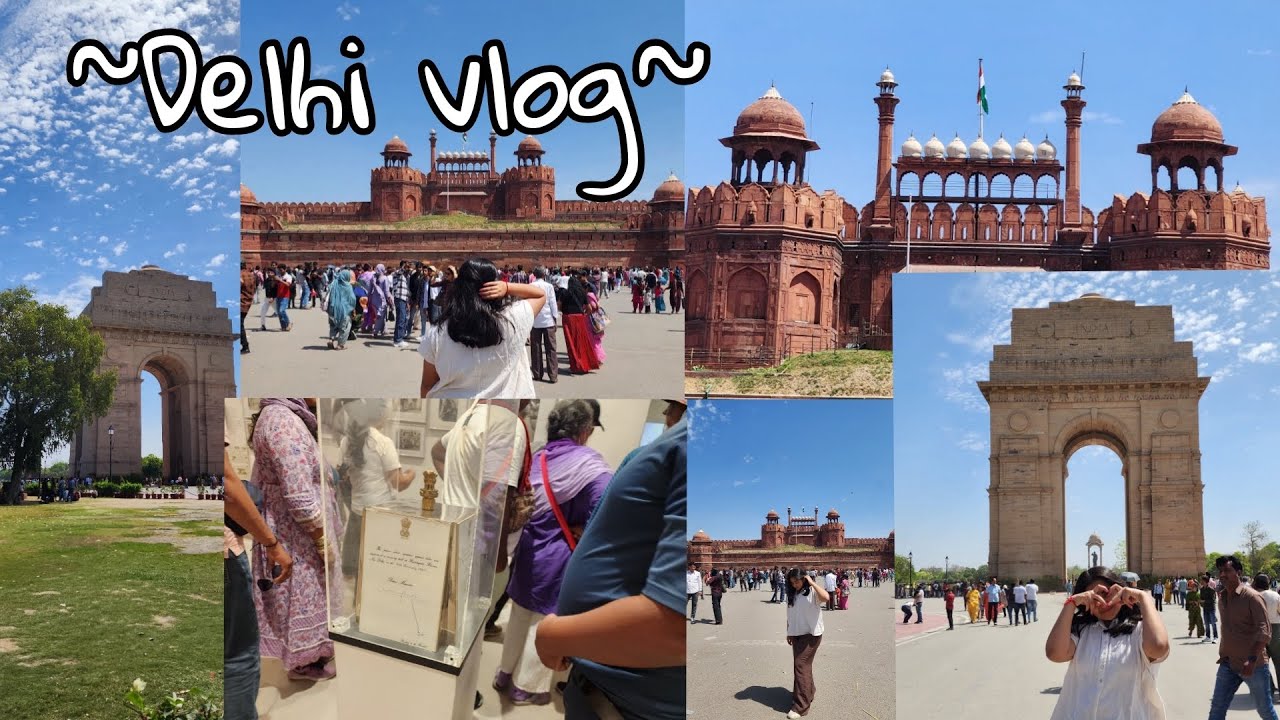 DELHI VLOG✨️| #vlog#family#fun#explore#indiagate#redfort#travel#memorial | @marvelousmahek