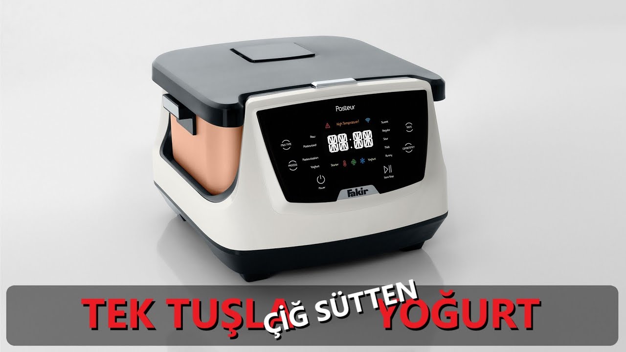 TEK TUŞLA ÇİĞ SÜTTEN YOĞURT YAPIYORUZ! FAKİR PASTEUR YOĞURT MAKİNESİ 😎