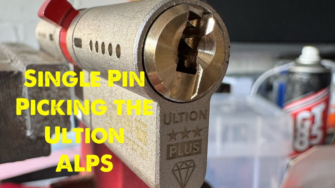 What does it take to Single Pin Pick the Ultion ALPS #locksmith #locksport