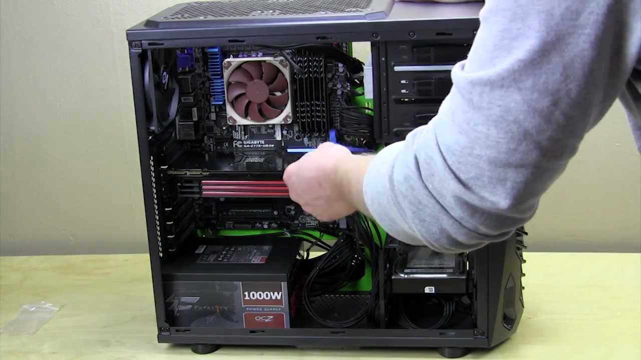 Установка оборудования Raidmax Cobra