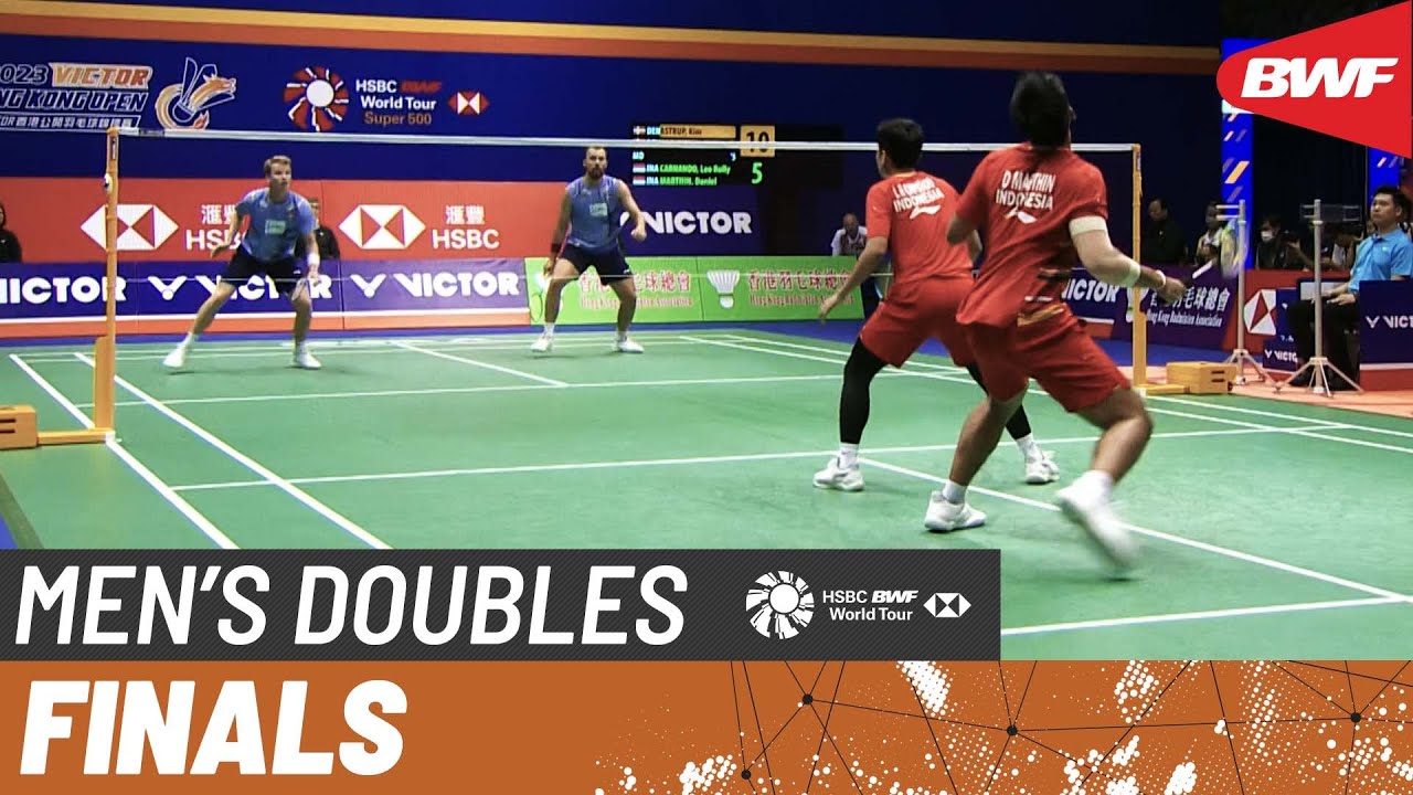 VICTOR Hong Kong Open 2023 | Astrup/Rasmussen (DEN) [7] vs. Carnando/Marthin (INA) [6] | F