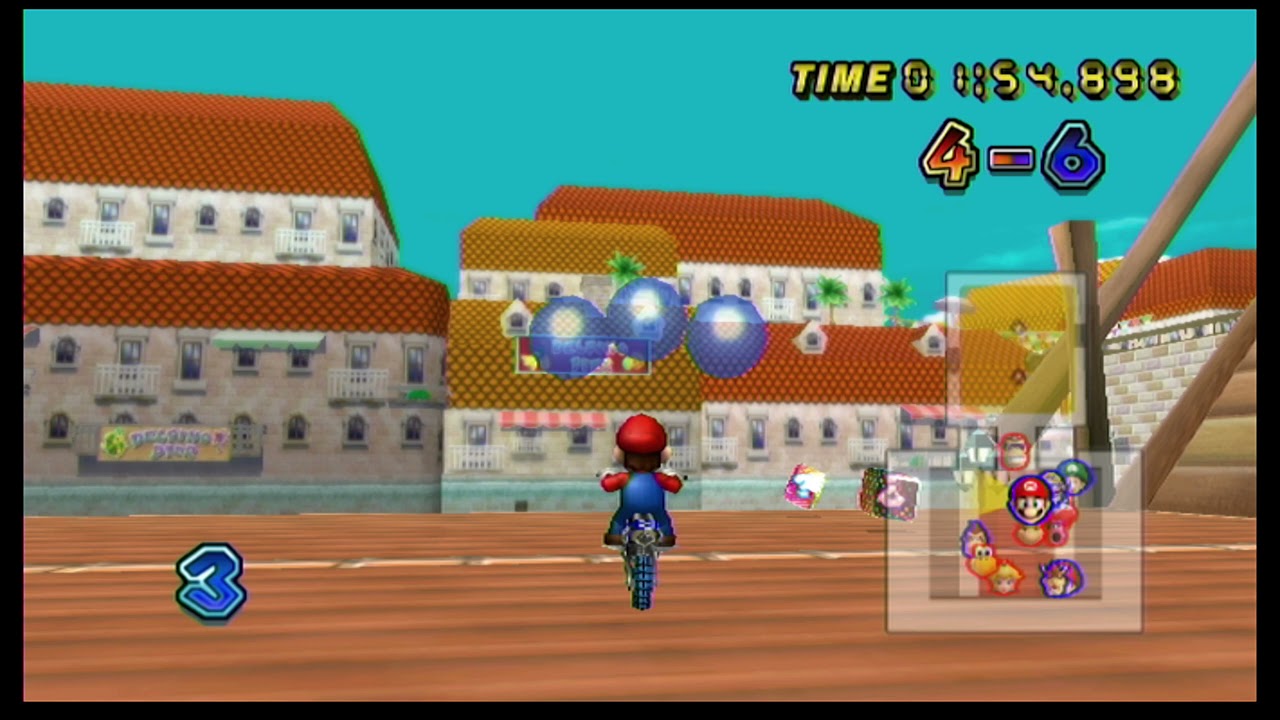 Mario Kart Wii - Delfino Pier (Battle)