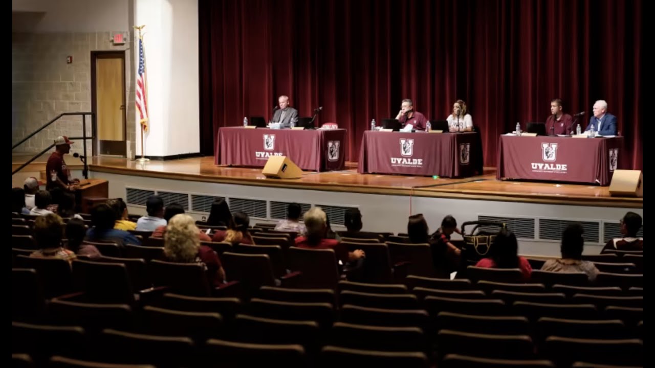 LIVE- Uvalde CISD School Board Meeting-- Possible new elementary school & resolution for Governor
