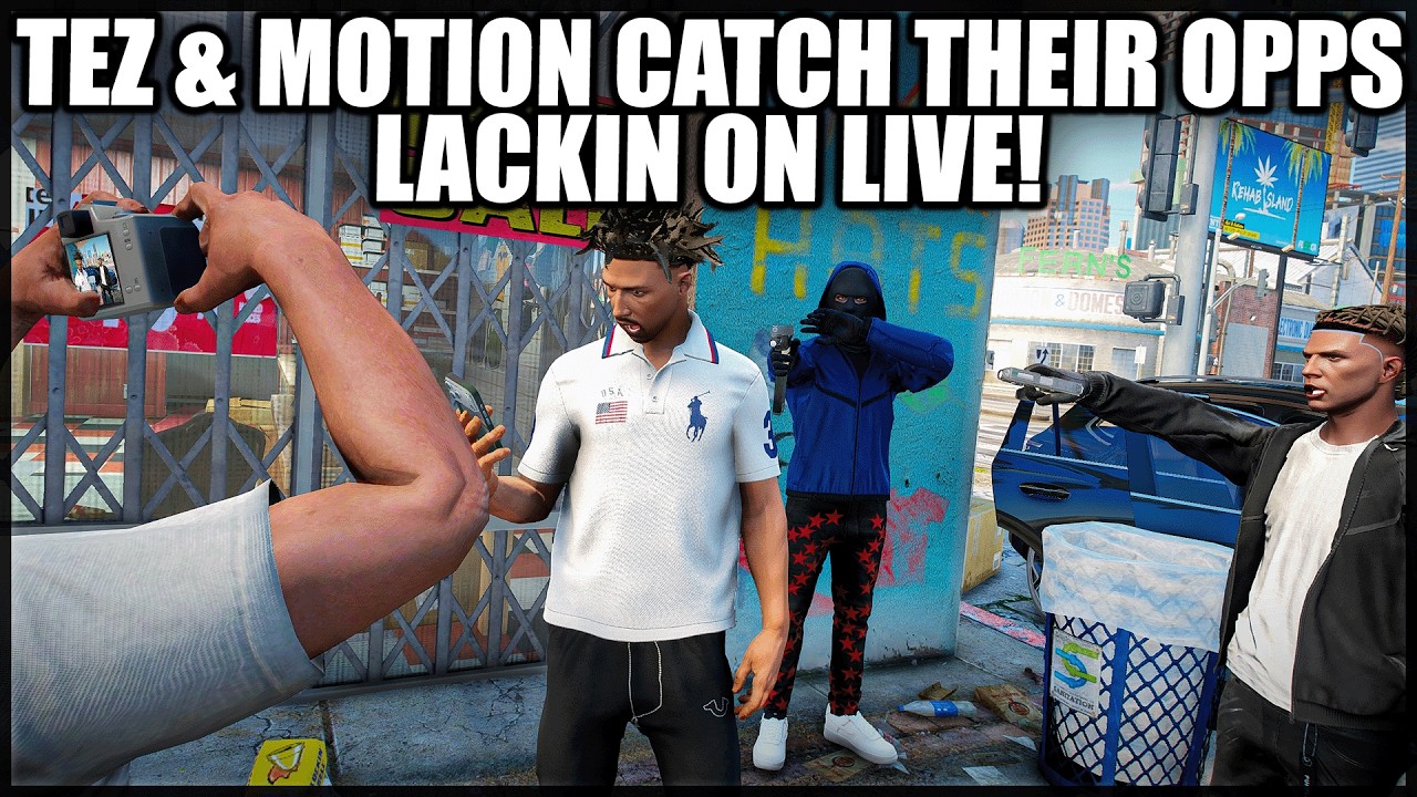 Tez & Motion Catch Their Opps Lackin On Live!  GTA RP | GrizzleyWorld Chiraq