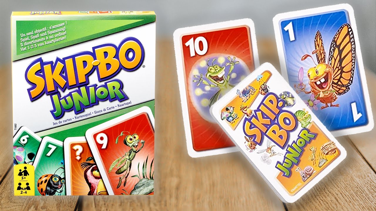 SKIP BO JUNIOR - Spielregeln TV (Spielanleitung Deutsch) - MATTEL GAMES SKIP-BO SKIPBO SKIP.BO