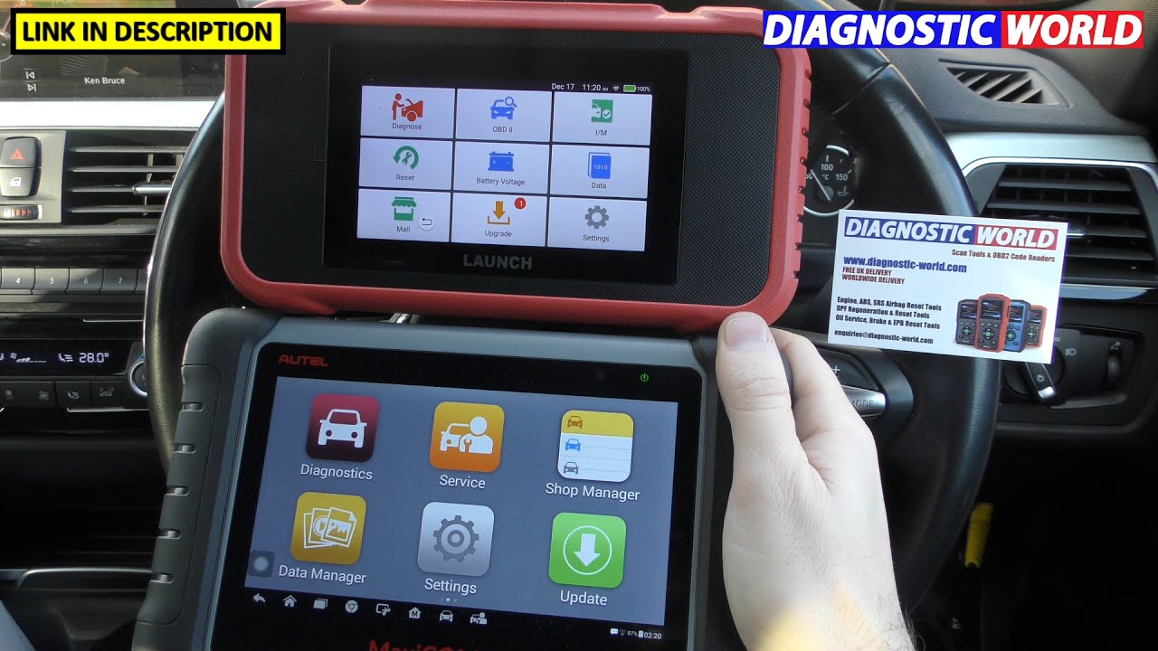 Launch CRP129e vs Autel MK808 Comparison & Differences Explained Review - The BEST DIY Scan Tool