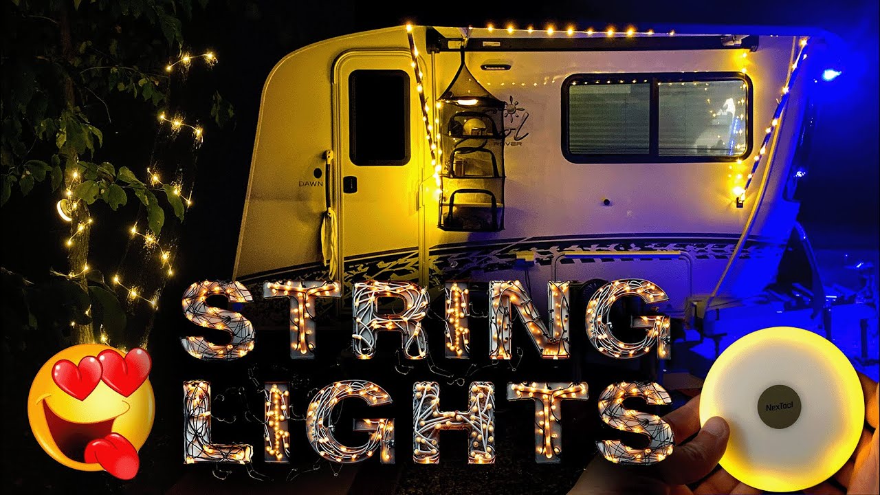 OUR FAVORITE CAMPING STRING 💡LIGHTS, THESE ARE THE BEST ❤️‍🔥