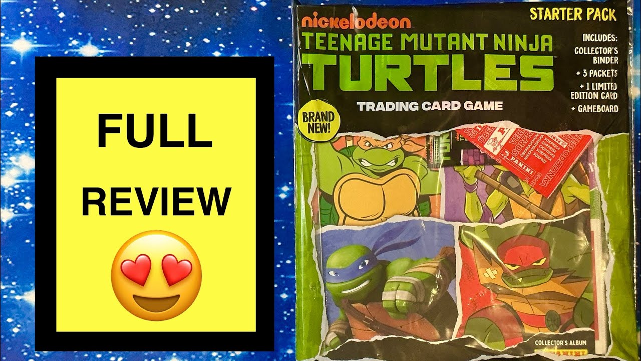 Коллекция коллекционных карточек Panini Teenage Mutant Ninja Turtles 2025 (обзор)