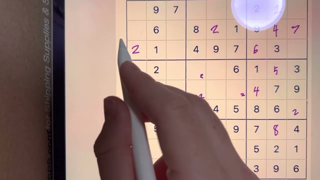 iPad ASMR 😴 Inaudible Whispering in Japanese Playing Sudoku