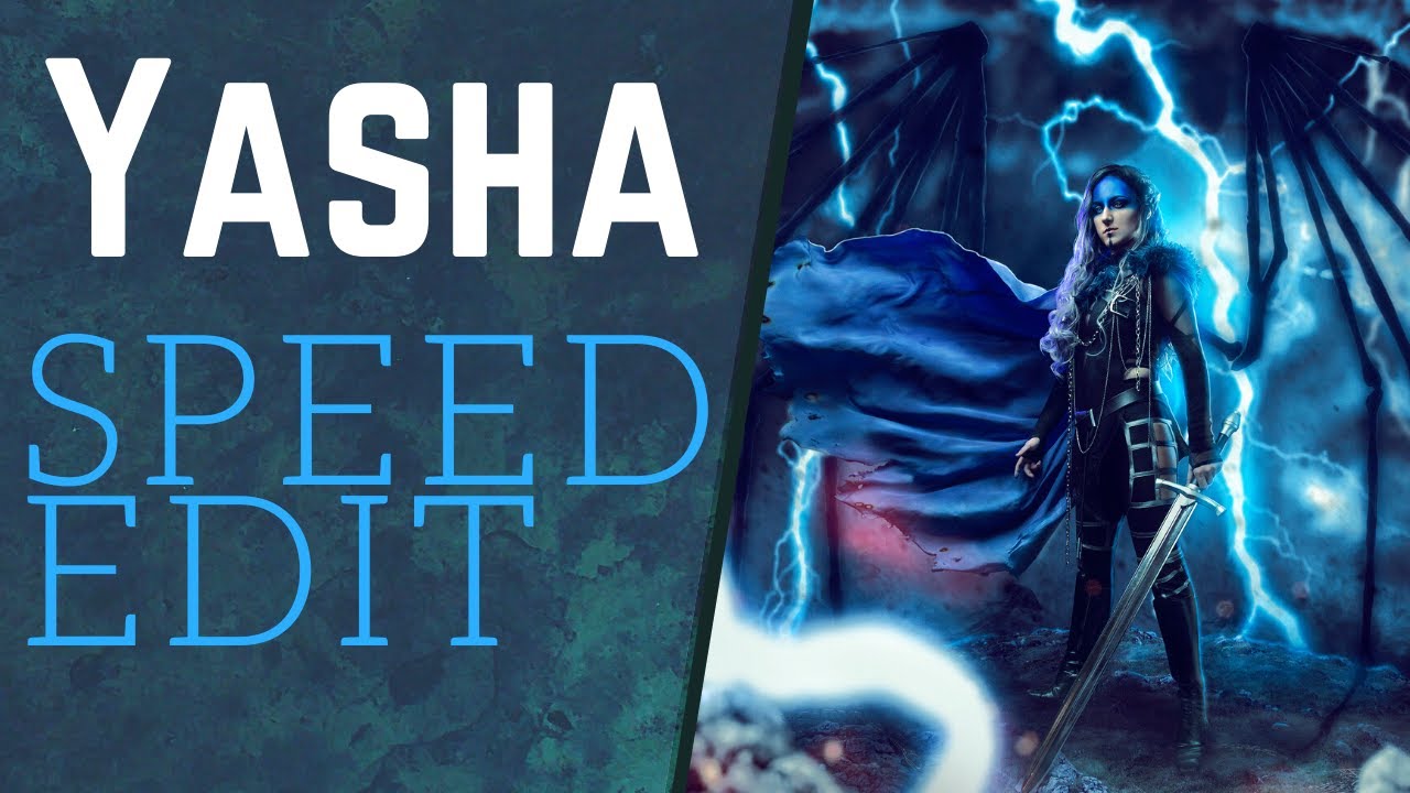 Critical Role Yasha Cosplay Photo Composite ft Sparkline Cosplay