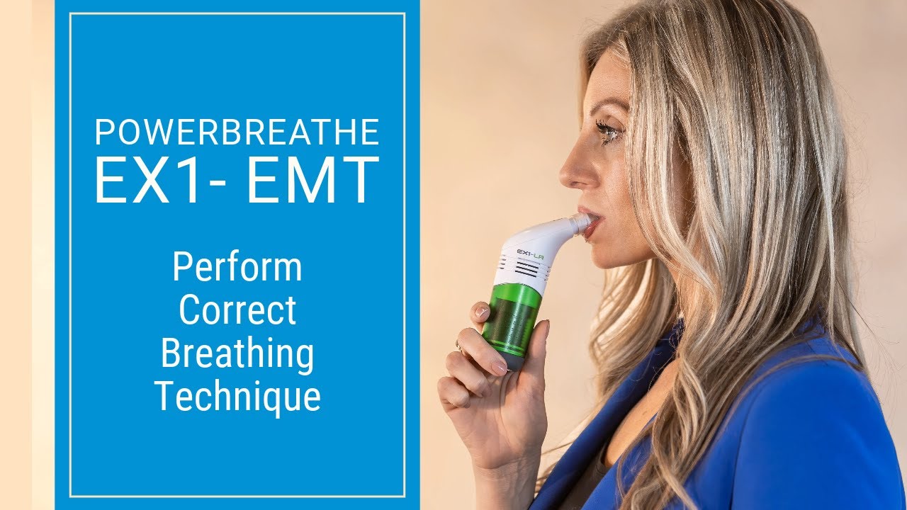 POWERbreathe EMT - How To Perform The Correct Breathing Technique