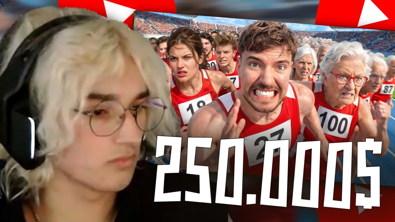 DEN19K СМОТРИТ: Люди От 1 До 100 Лет Участвуют В Гонке За $250,000! РЕАКЦИЯ ДЭНА