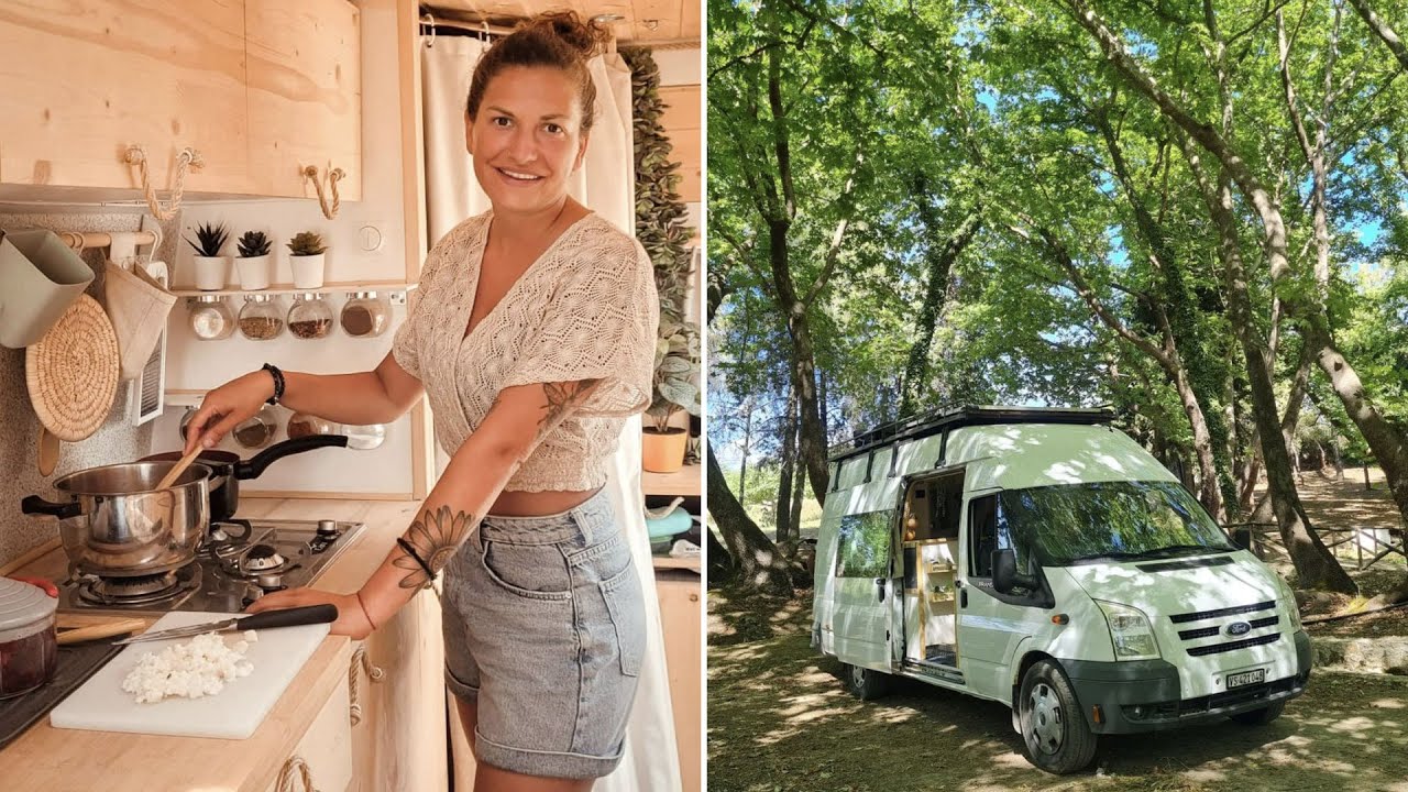 BUILT FROM IMAGINATION this BESPOKE VAN CONVERSION ft Cinema, huge kitchen & an AWESOME SHOWER 🚿🚐