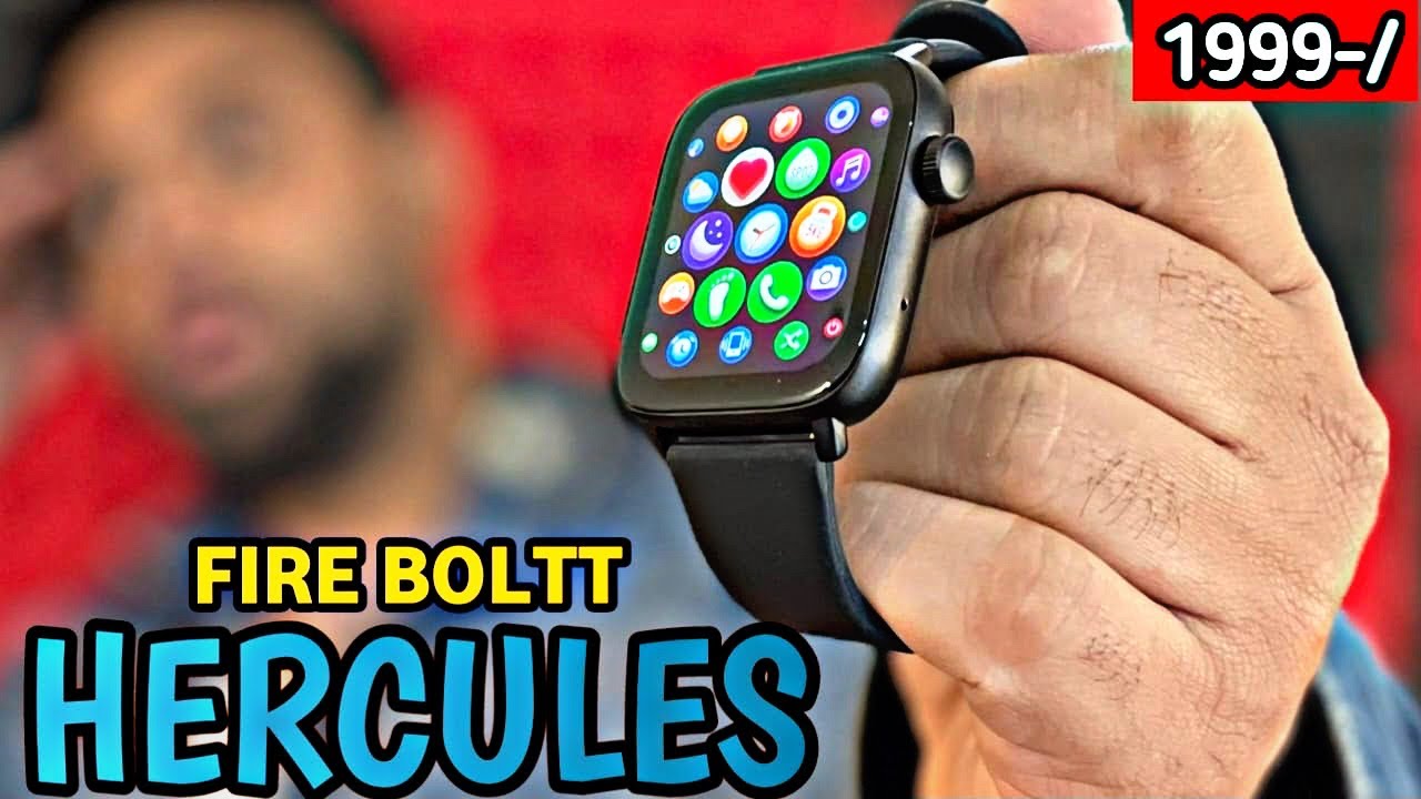 Fire bolt HERCULES SMARTWATCH Unboxing & review ⚡️Best Bluetooth calling smartwatch under 2K