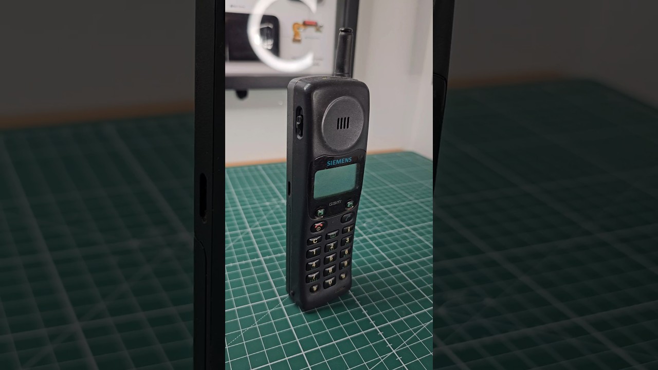 Old But Gold &ndash; Siemens Brick Phone from the 90s #siemens #brickphone #90sphone