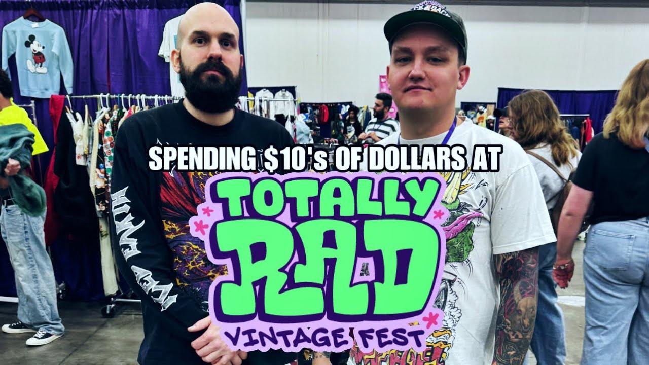 Spending $10’s of Dollars at Totally Rad Vintage Fest Detroit