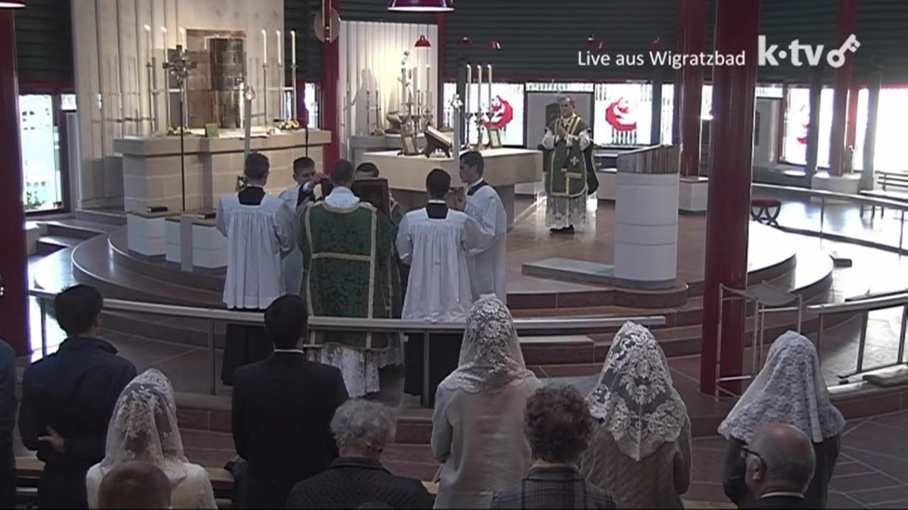 Traditional Latin Mass on 19th Sunday after Pentecost, from FSSP Seminary Wigratzbad 20 October 2019