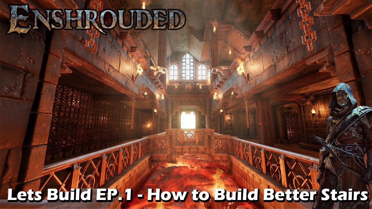 Enshrouded Lets Build EP. 1 — Как построить лучшие лестницы