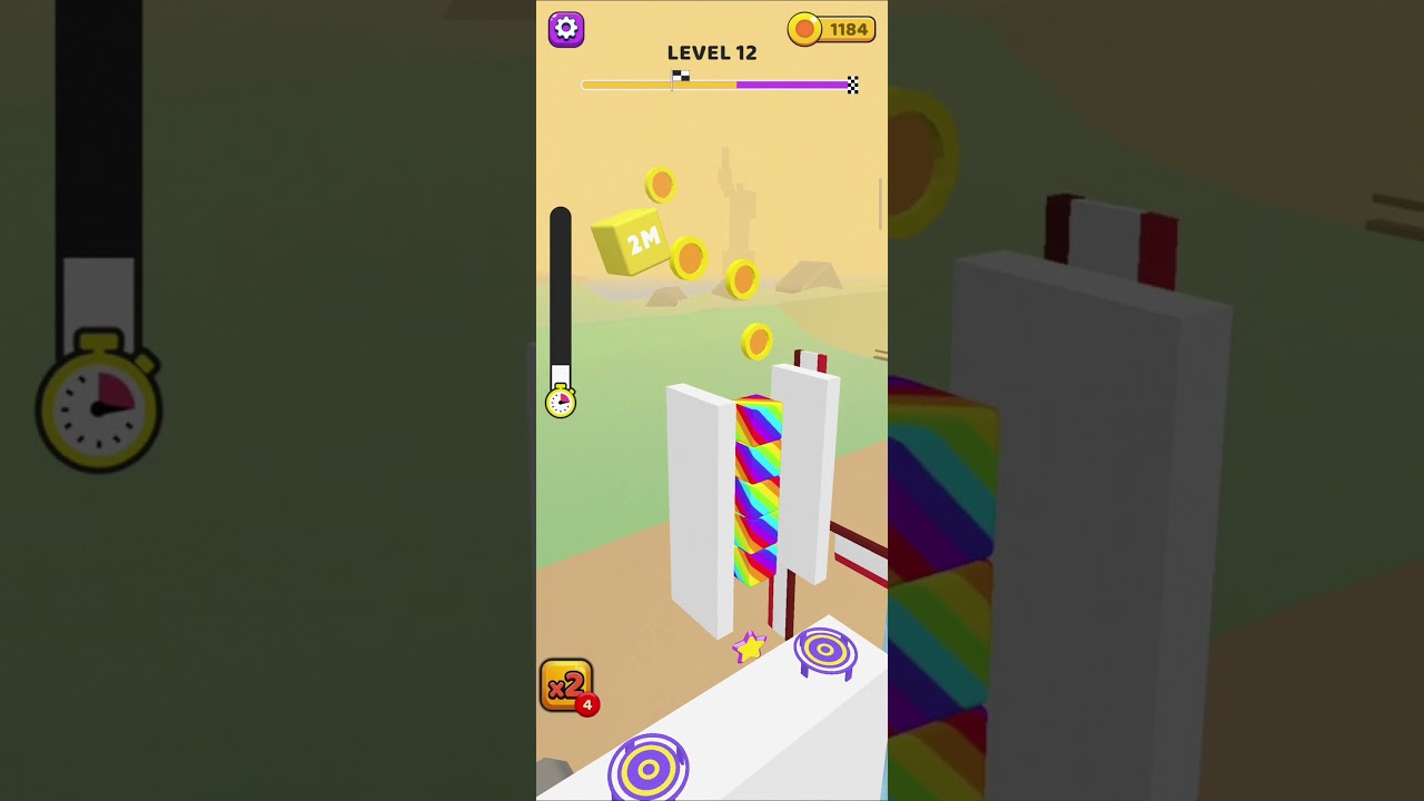 Cube2048 | 2048 Merge Block game | Drop & Merge the Numbers, Cube 2048 io shorts #2