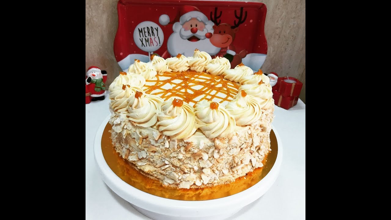 TORTA CREMA LUCUMA MANJAR SIN HORNO/Silvana Cocina ❤
