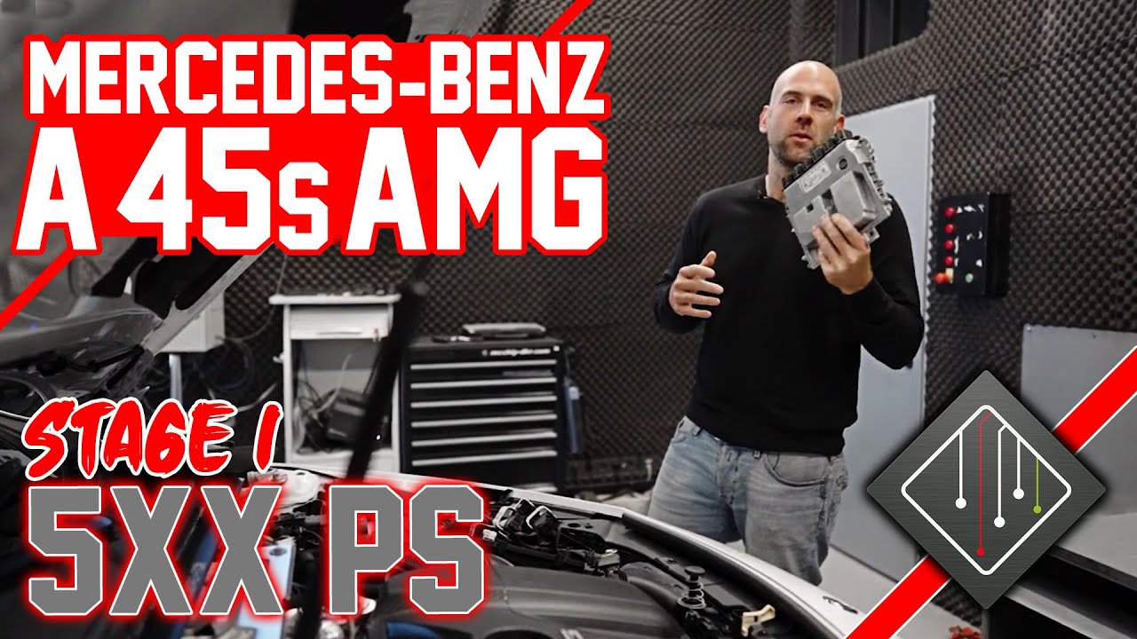 Mercedes AMG A45s (W177) I Stage 1 | Tuning - Dyno - 100-200 km/h | mcchip-dkr
