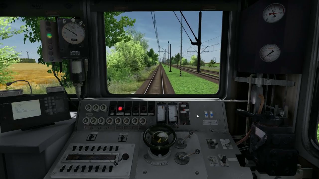 From the control car of a push–pull train — complete with close calls and not-so-perfect stops.