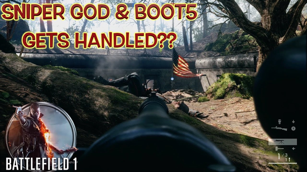 СНАЙПЕРСКИЙ БОГ И BOOT5 РАЗБИТЫ??? (ЗАБАВНЫЙ ГЕЙМПЛЕЙ BATTLEFIELD 1)