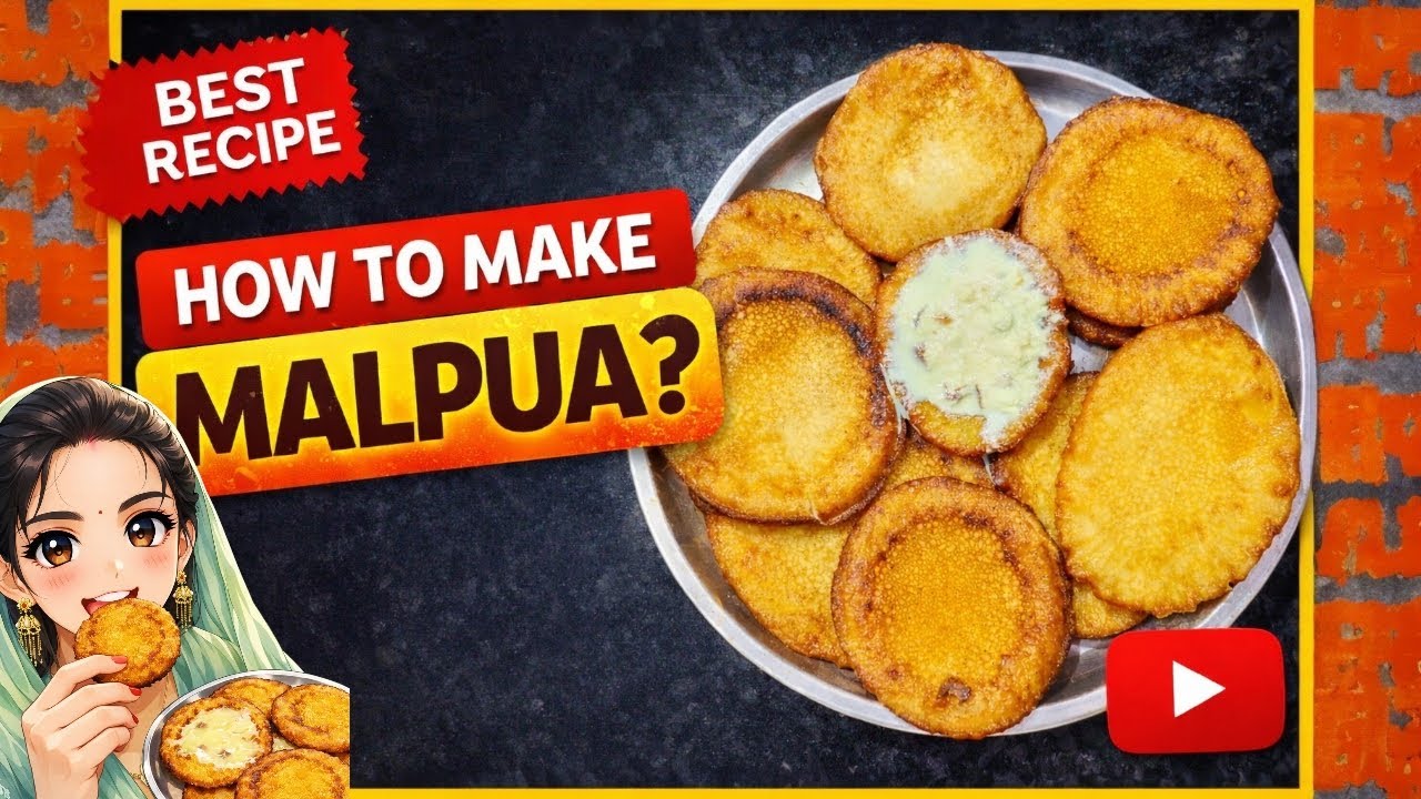 Malpua Recipe | Ghar Par Banaye Halwai Jaisa Soft Aur Crispy Malpua