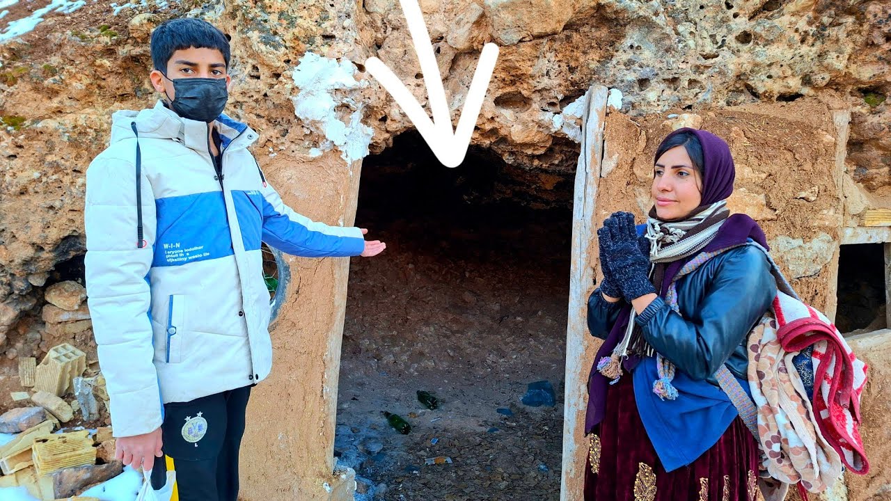 Zagros Miracle! Nomadic Shepherd Gave Homeless Mother an Incredible Shelter
