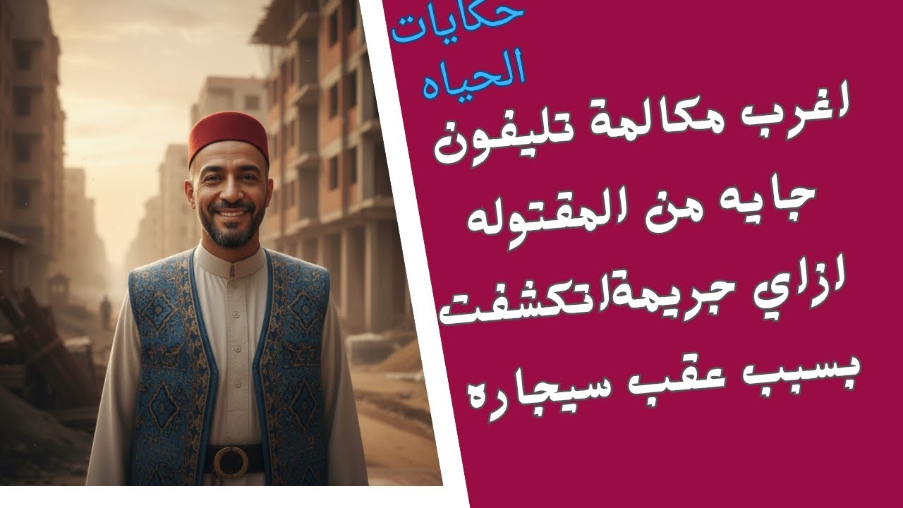 حكايات الحياة | أغرب مكالمة تليفون جايه من المقتولة ازاي جريمه إتكشفت بسبب عقب سيجارة