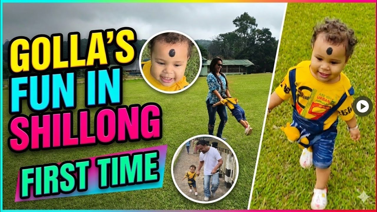 Golla's Fun in Shillong 🥰 | Cute Baby | Couple Vlog #viralvlogs #babyvlog #minivlog #trending