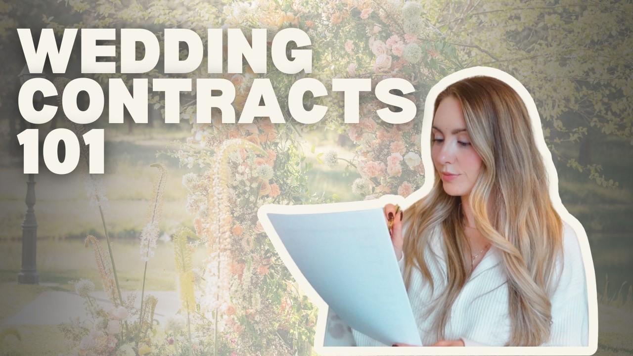Wedding Vendor Contracts Explained: What Every Couple MUST Check Before Signing