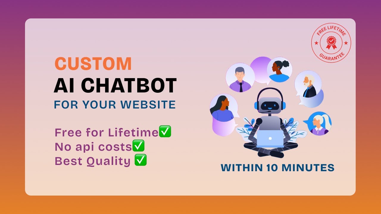 Build a Free AI Chatbot for Your Website (No API Costs!) Unlimited Use. Custom ChatGpt bot.