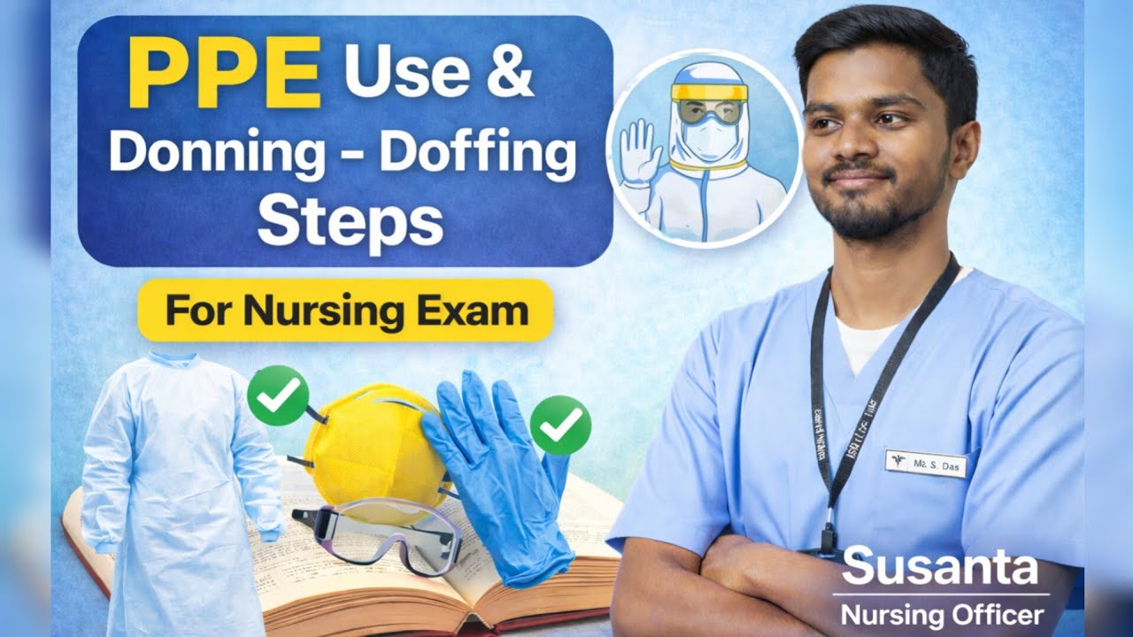 PPE ( Personal Protective Equipment) : it's Use & Donning - Doffing Steps Govt. protocol