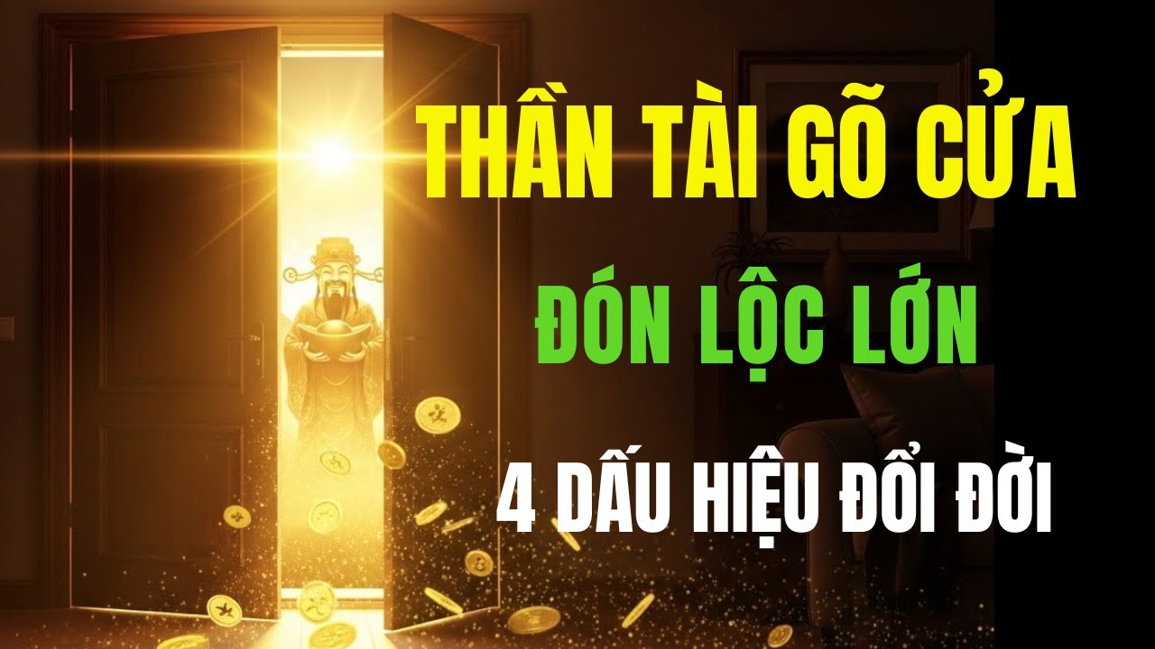 4 dấu hiệu cho thấy Thần Tài đang gõ cửa nhà bạn