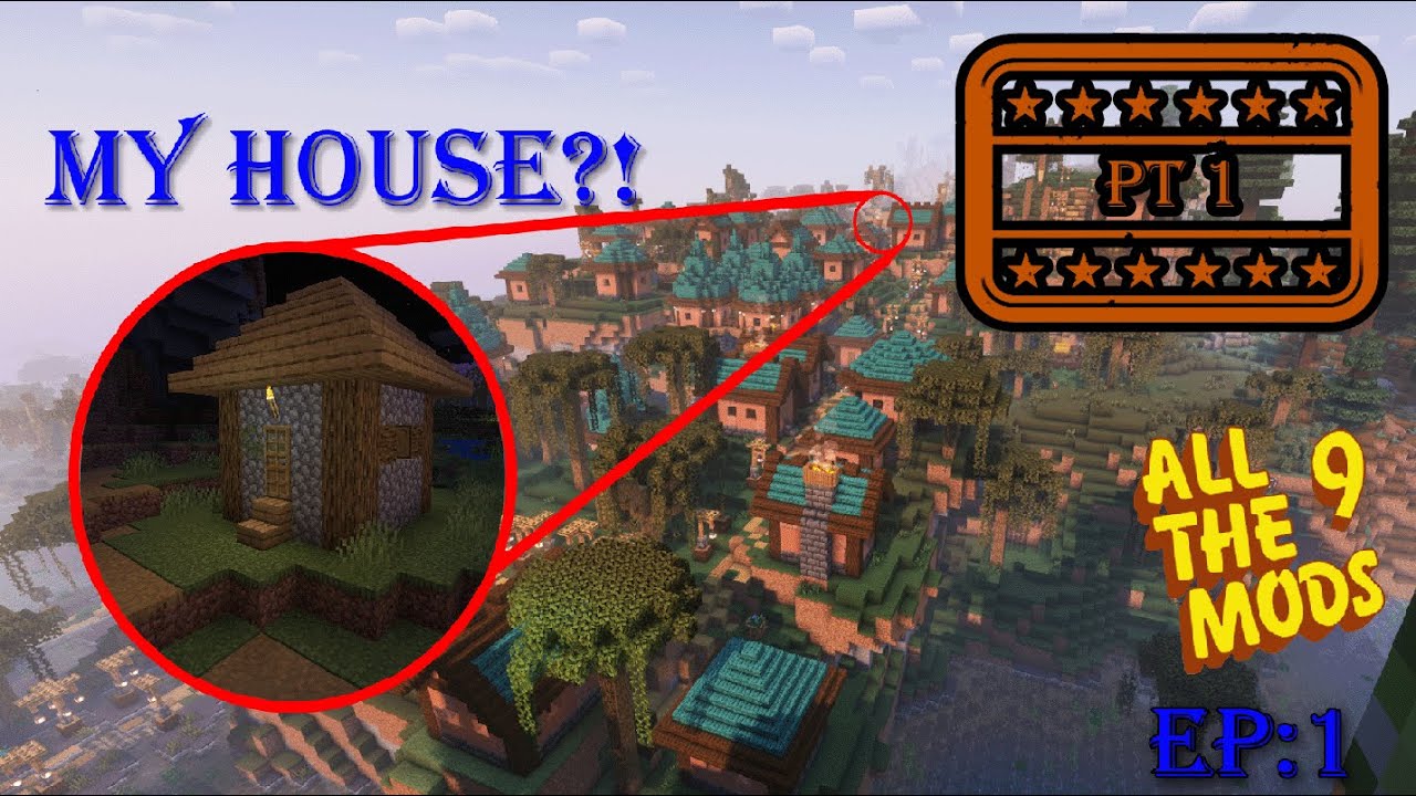 A VANILLA PLAYTHROUGH OF ALL THE MODS 9?!?!?! | Ep 1 Pt 1