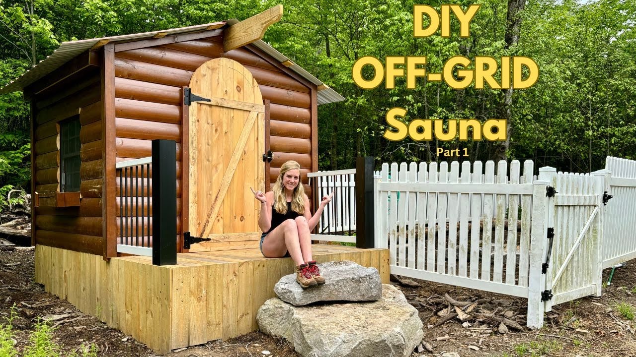 Affordable Cedar Sauna Build: $300 Off-Grid Sauna with Upcycled Materials Pt 1