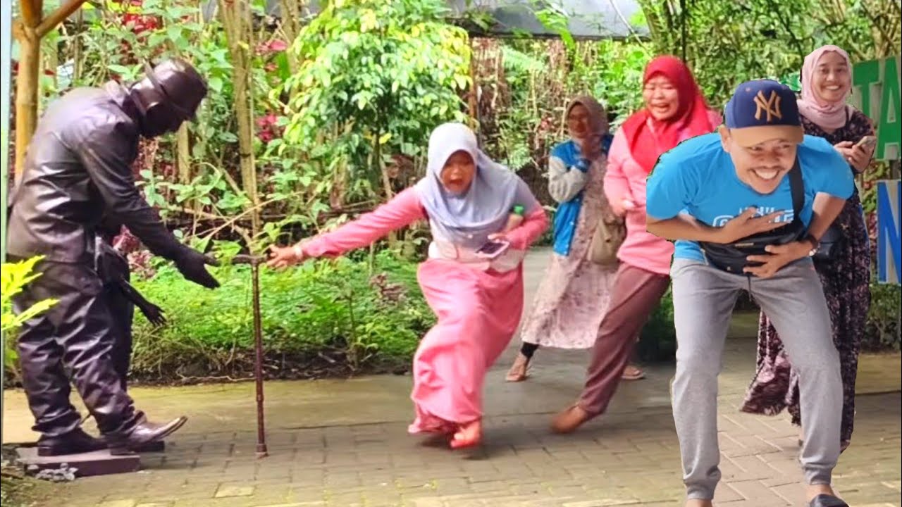 Hiburan sejenak.!! prank patung hidup..!!!