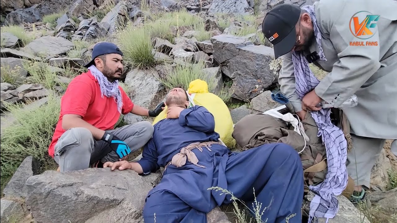 ادامه سفر کوه گردی - ربانی از تشنگی زوف کرد 😢