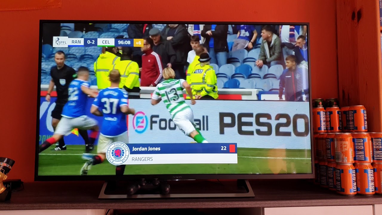 Jordan Jones red card in Old Firm vs Celtic